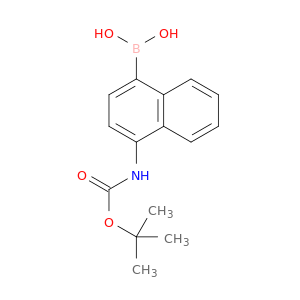 Carbamic acid, (4-borono-1-naphthalenyl)-, C-(1,1-dimethylethyl) ester
