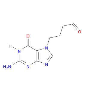 7H-Purine-7-butanal,2-amino-1,6-dihydro-6-oxo-