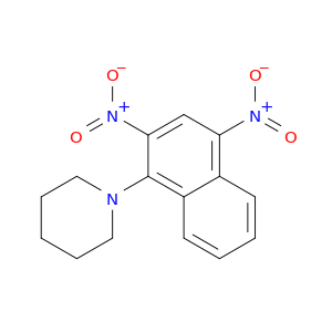 Piperidine, 1-(2,4-dinitro-1-naphthalenyl)-
