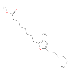 2-Furanoctanoic acid, 5-hexyl-3-methyl-, methyl ester