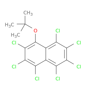 Naphthalene, 1,2,3,4,5,6,7-heptachloro-8-(1,1-dimethylethoxy)-