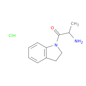 2-Amino-1-(2,3-dihydro-1H-indol-1-yl)propan-1-one Hydrochloride