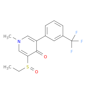 3-(ETHYLSULFINYL)-1-METHYL-5-(3-(TRIFLUOROMETHYL)PHENYL)-PYRIDIN-4(1H)-ONE
