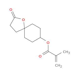 2-Propenoic acid, 2-methyl-, 2-oxo-1-oxaspiro[4.5]dec-8-yl ester