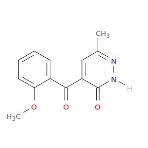 3(2H)-Pyridazinone, 4-(2-methoxybenzoyl)-6-methyl-