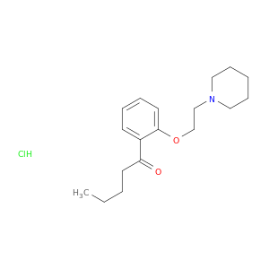 1-{2-[2-(piperidin-1-yl)ethoxy]phenyl}pentan-1-one hydrochloride(1:1)