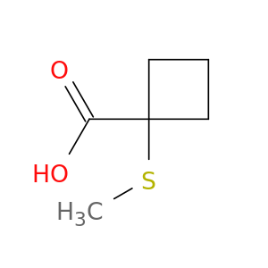 1-(methylsulfanyl)cyclobutane-1-carboxylic acid