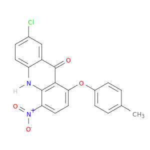9(10H)-Acridinone, 7-chloro-1-(4-methylphenoxy)-4-nitro-