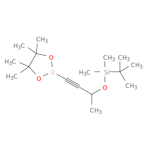 2-((3-叔丁基二甲硅氧基)-1-丁炔-1-基)-4,4,5,5-四甲基-(1,3,2)二氧杂硼烷