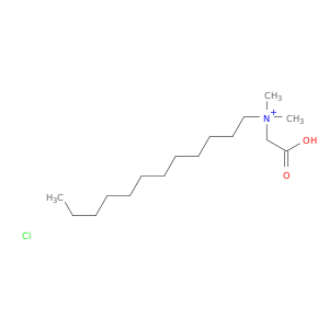 1-十二烷烷,N-(羧甲基)-N,N-二甲基,氯化物(1：1)