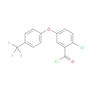 Benzoyl chloride, 2-chloro-5-[4-(trifluoromethyl)phenoxy]-