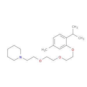 1-[2-(2-{2-[5-methyl-2-(propan-2-yl)phenoxy]ethoxy}ethoxy)ethyl]piperidine