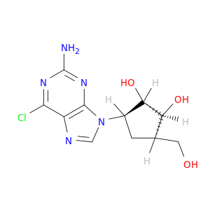 1,2-Cyclopentanediol,3-(2-amino-6-chloro-9H-purin-9-yl)-5-(hydroxymethyl)-, (1R,2R,3S,5S)-rel-