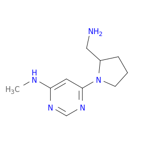6-[2-(aminomethyl)pyrrolidin-1-yl]-N-methylpyrimidin-4-amine