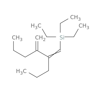 Silane, triethyl(3-methylene-2-propyl-1-hexenyl)-