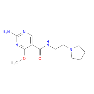 5-Pyrimidinecarboxamide,2-amino-4-methoxy-N-[2-(1-pyrrolidinyl)ethyl]-