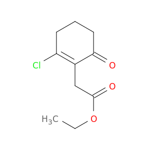 1-Cyclohexene-1-acetic acid, 2-chloro-6-oxo-, ethyl ester