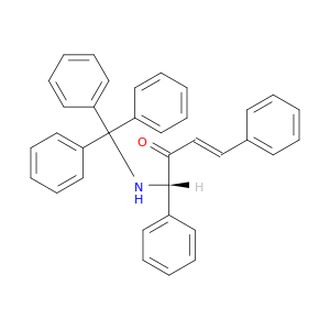 3-Buten-2-one, 1,4-diphenyl-1-[(triphenylmethyl)amino]-, (1S,3E)-
