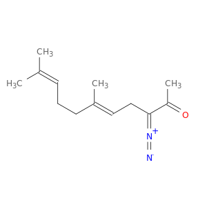 5,9-Undecadien-2-one, 3-diazo-6,10-dimethyl-, (E)-