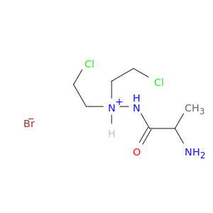 (2-AMINOPROPANOYLAMINO)-BIS(2-CHLOROETHYL)AZANIUM BROMIDE