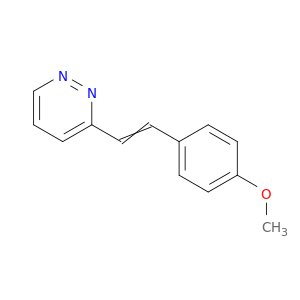 Pyridazine, 3-[2-(4-methoxyphenyl)ethenyl]-