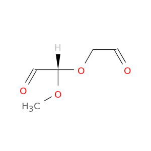Acetaldehyde, methoxy(2-oxoethoxy)-, (S)-