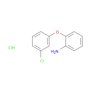 [2-(3-Chlorophenoxy)phenyl]amine hydrochloride