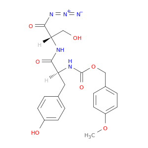 L-Seryl azide, N-[N-[[(4-methoxyphenyl)methoxy]carbonyl]-L-tyrosyl]-