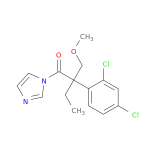 1H-Imidazole, 1-[2-(2,4-dichlorophenyl)-2-(methoxymethyl)-1-oxobutyl]-