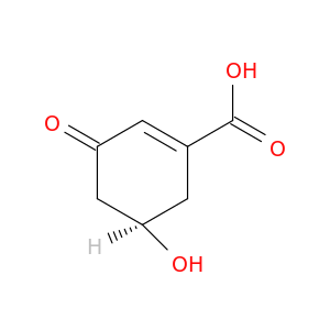 1-Cyclohexene-1-carboxylicacid, 5-hydroxy-3-oxo-, (5R)-
