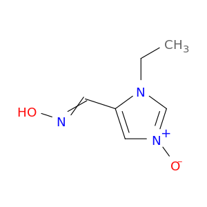 1H-Imidazole-5-carboxaldehyde, 1-ethyl-, oxime, 3-oxide