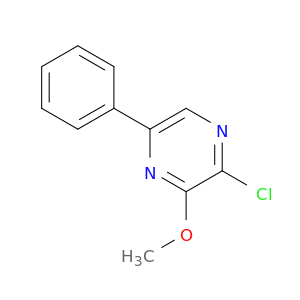 Pyrazine, 2-chloro-3-methoxy-5-phenyl-