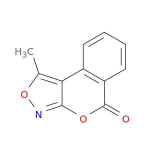 5H-[2]Benzopyrano[3,4-c]isoxazol-5-one, 1-methyl-