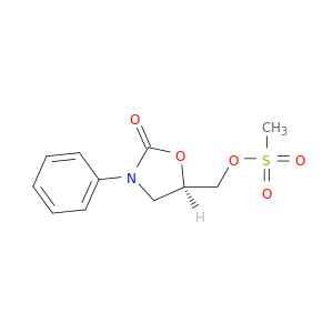 2-Oxazolidinone, 5-[[(methylsulfonyl)oxy]methyl]-3-phenyl-, (5R)-