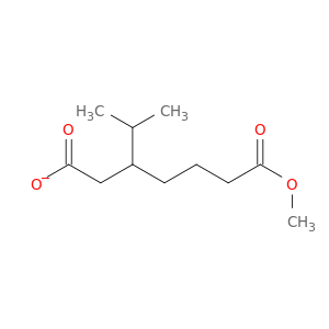 Heptanedioic acid, 3-(1-methylethyl)-, 7-methyl ester