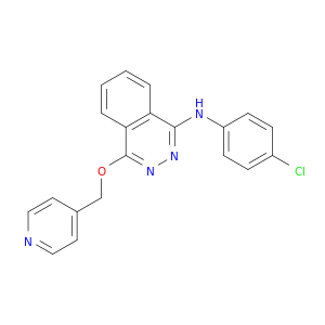 1-Phthalazinamine, N-(4-chlorophenyl)-4-(4-pyridinylmethoxy)-