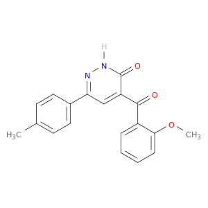 3(2H)-Pyridazinone, 4-(2-methoxybenzoyl)-6-(4-methylphenyl)-