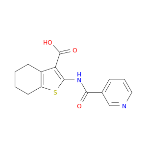 2-(吡啶-3-氨基)-4,5,6,7-四氢-1-苯并噻吩-3-羧酸