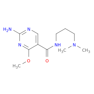 5-Pyrimidinecarboxamide,2-amino-N-[3-(dimethylamino)propyl]-4-methoxy-
