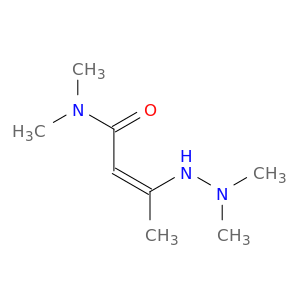 2-Butenamide, 3-(2,2-dimethylhydrazino)-N,N-dimethyl-, (2Z)-