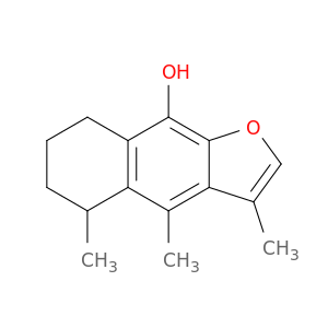 Naphtho[2,3-b]furan-9-ol, 5,6,7,8-tetrahydro-3,4,5-trimethyl-