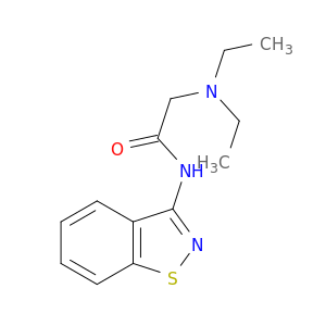Acetamide, N-1,2-benzisothiazol-3-yl-2-(diethylamino)-