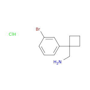(1-(3-Bromophenyl)cyclobutyl)methanamine hydrochloride