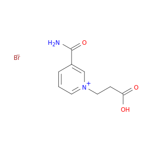 Pyridinium, 3-(aminocarbonyl)-1-(2-carboxyethyl)-, bromide