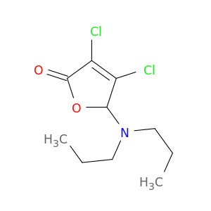 2(5H)-Furanone, 3,4-dichloro-5-(dipropylamino)-