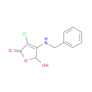 2(5H)-Furanone, 3-chloro-5-hydroxy-4-[(phenylmethyl)amino]-