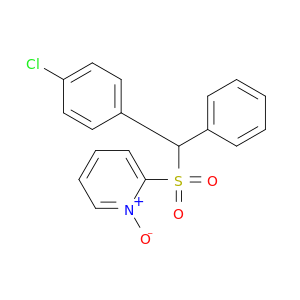 Pyridine, 2-[[(4-chlorophenyl)phenylmethyl]sulfonyl]-, 1-oxide