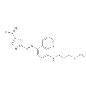 8-Quinolinamine, N-(3-methoxypropyl)-5-[(5-nitro-2-thiazolyl)azo]-