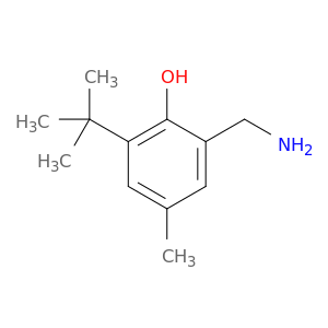 Phenol, 2-(aminomethyl)-6-(1,1-dimethylethyl)-4-methyl-