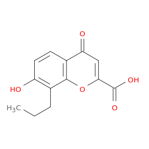 4H-1-Benzopyran-2-carboxylicacid, 7-hydroxy-4-oxo-8-propyl-